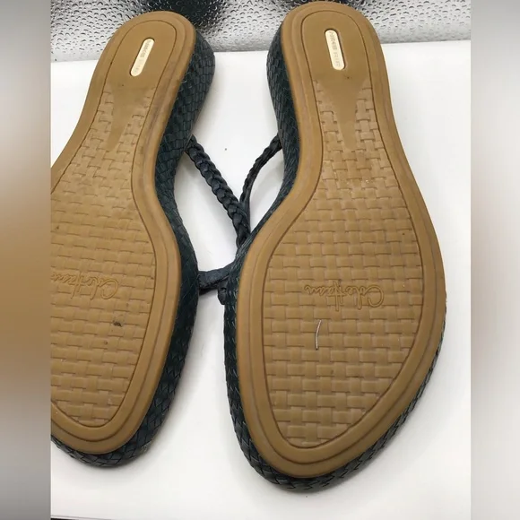 Gently used Cole Haan Beautiful Blue Sandals in Size 9 - Picture 2 of 3
